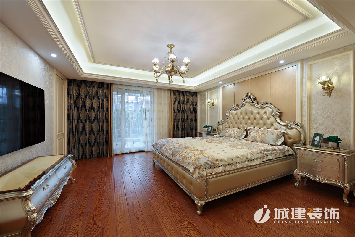 杭州河滨公寓200方别墅装修案例